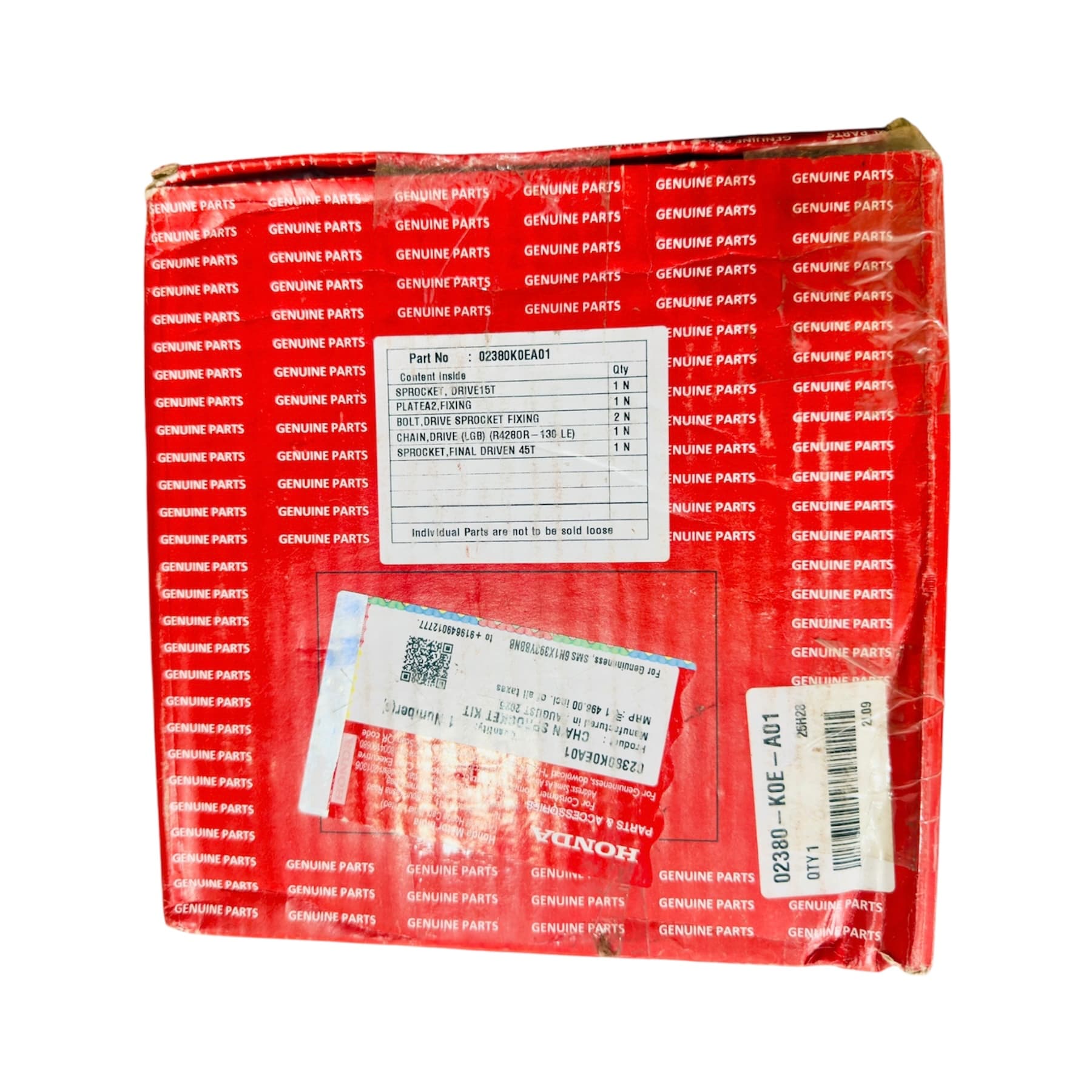 Chain Sprocket Kit Honda XBlade | Smooth Power Transfer